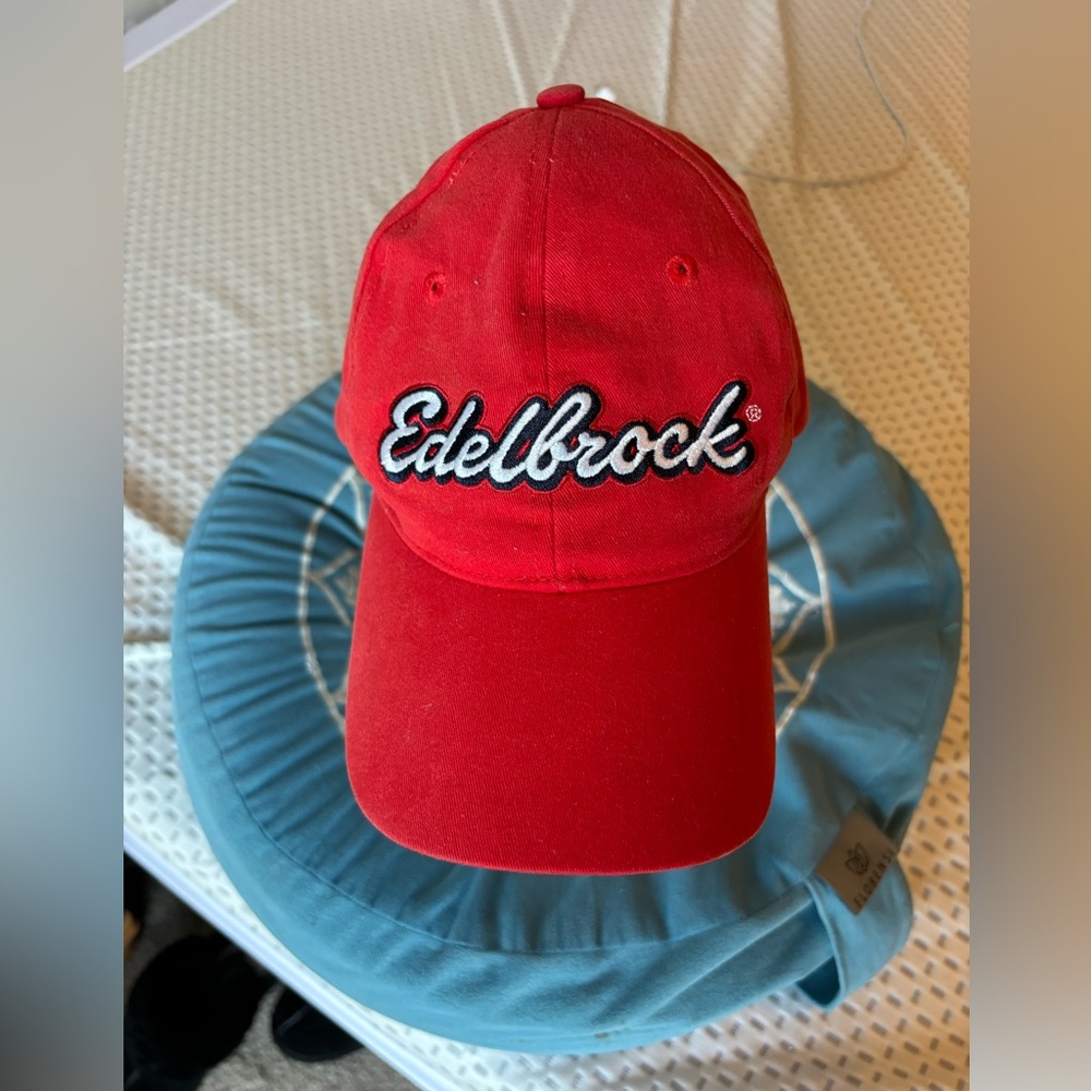 Edelbrock Racing Cap Red Hot Rod Power  Unisex